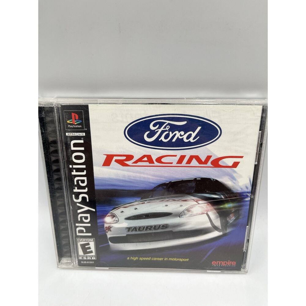 Ford Racing PS1 (Sony PlayStation 1, 2001) Complete